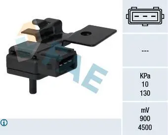 Датчик тиску у впускному колекторі (3 pin) VOLVO S60 I, V70 II 2.4 03.00-04.10 FAE 15087