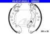 Гальмівна колодка RENAULT TWINGO II, TWINGO III, SMART FORTWO 0.9-Electric 03.07- ATE 03013705222 (фото 1)