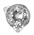 Генератор (28В, 180А) ELECTRIC PRESTOLITE AVI150S1111HP (фото 3)