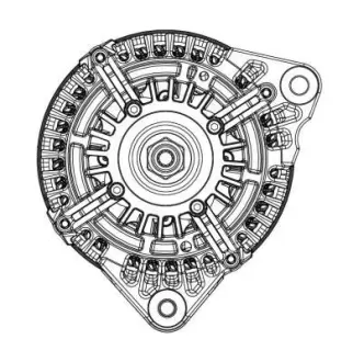Генератор (28В, 180А) ELECTRIC PRESTOLITE AVI150S1111HP