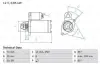 Стартер (12В, 0,85кВт, відновлений) TOYOTA YARIS, YARIS / VIOS, YARIS/HATCHBACK 1.0/1.0LPG 08.05-06.20 BOSCH 0986025640 (фото 1)