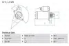 Стартер (12В, 1,3кВт, відновлений) TOYOTA AVENSIS, COROLLA VERSO 1.6/1.8 03.03-03.09 0 986 023 260 BOSCH 0986023260 (фото 1)