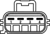 Датчик тиску у впускному колекторі (4 pin) VOLVO C30, C70 II, S40 II, S60 II, S80 II, V40, V50, V60 I, V70 III, XC60 I, XC70 II 2.0D/2.4D/2.4DH 03.06-05.18 NGK 92413 (фото 2)