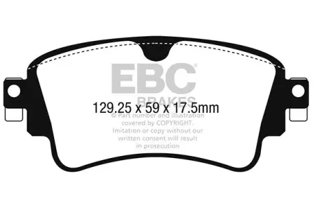 Гальмівні колодки тюнінгові BRAKES EBC DP22254