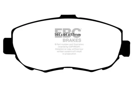 Гальмівні колодки тюнінгові BRAKES EBC DP21223