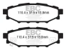 Гальмівні колодки тюнінгові BRAKES EBC DP1584 (фото 2)