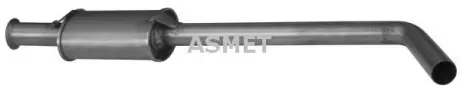 Глушник системи випуску (середній) ASMET 10080