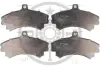 Колодки гальмівні (передні) Mitsubishi Carisma 1.6i/1.8 16V/1.9 TD 95-06 OPTIMAL BP10074 (фото 1)