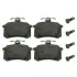 Комплект гальмівних колодок задн, AUDI 100 C2, 100 C3, 100 C4, 200 C2, 200 C3, 80 B2, 80 B3, 80 B4, 90 B2, 90 B3, A4 B5, A6 C4, A8 D2, CABRIOLET B3, COUPE B2, COUPE B3, QUATTRO, V8 1.6-4.2 10.79- BLUE PRINT ADV184274 (фото 1)