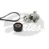 Комплект поликлинових ременів (з роликами) MAZDA 3, 5, 6 2.0D 06.02-05.10 GATES K018PK1225 (фото 1)