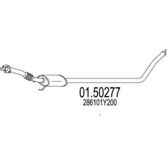Глушник PICANTO II.. MTS 0150277