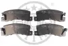 Колодки гальмівні (задні) Toyota Camry 86-01/Avensis 97-03/Carina 87-97/Lexus RX 98-03/ES 89-01 OPTIMAL BP09439 (фото 1)