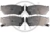 Гальмівні колодки дискові OPTIMAL BP-09725 (фото 1)