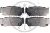 Гальмівні колодки дискові OPTIMAL BP-12646 (фото 1)