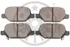 Гальмівні колодки дискові OPTIMAL BP-12639 (фото 2)