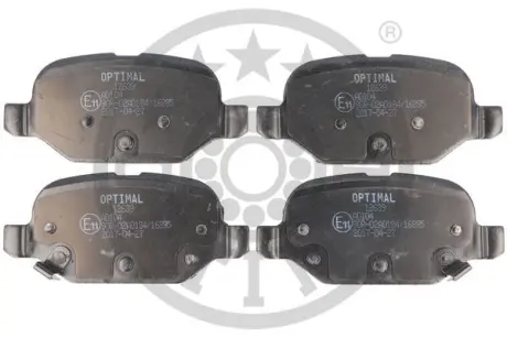 Гальмівні колодки дискові OPTIMAL BP-12639