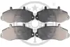 Гальмівні колодки дискові OPTIMAL BP-10270 (фото 1)