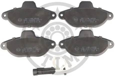 Гальмівні колодки дискові OPTIMAL BP-09898