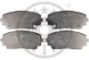 Гальмівні колодки дискові OPTIMAL BP-12536 (фото 1)