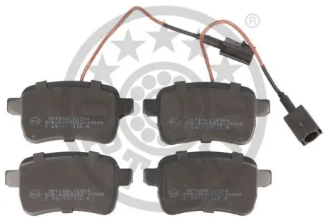 Гальмівні колодки дискові OPTIMAL BP-12554