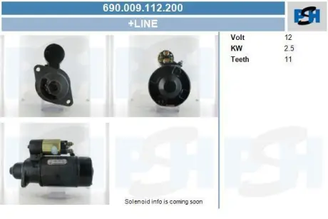 Стартер PSH 690009112200