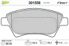 Гальмівні колодки дискові RENAULT GrandScenic/Kangoo/Megane/Scenic &quot;1,4-2,0 &quot;F &quot;01&gt;&gt; =&quot;&quot; VALEO ="301558" (фото 1)