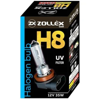 Автолампа H8 PGJ19-1 35 W белая 59424 ZOLLEX 2859424