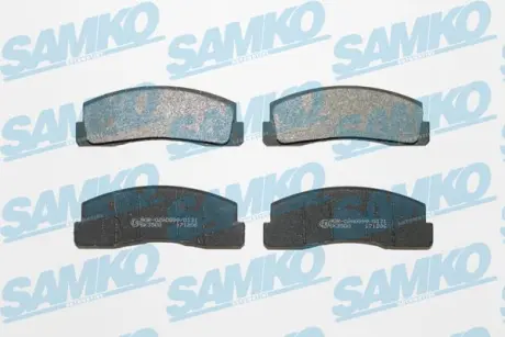 Гальмівні колодки, дискове гальмо (набір) SAMKO 5SP179