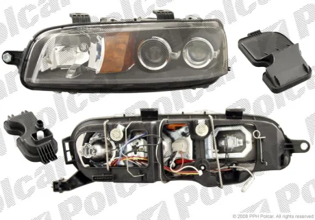 Фара основна FIAT PUNTO II 10.99- POLCAR 3022097E