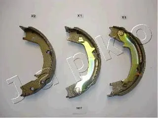 Гальмівні колодки бараб. (D=190) Elantra/Trajet 00-/Santa Fe 01-/Tucson, Sportage 04- JAPKO 55H07
