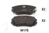 Гальмівні колодки дискові пер. Malibu 12-/Insignia 08- JAPKO 50W17 (фото 1)