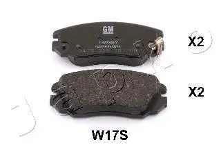 Гальмівні колодки дискові пер. Malibu 12-/Insignia 08- JAPKO 50W17