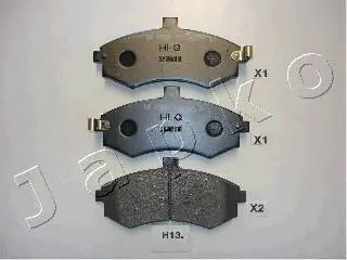 Гальмівні колодки дискові пер. Elantra, Matrix 00-, (Mando) JAPKO 50H13