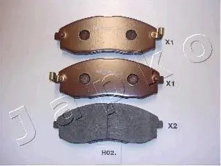 Гальмівні колодки дискові пер. H-1 97-, (Mando) JAPKO 50H02