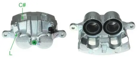 Супорт гальмівний BUDWEG CALIPER 344472
