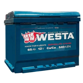 Аккумулятор 65Ач 640A premium WESTA WPR651