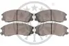 Гальмівні колодки дискові OPTIMAL BP-77132 (фото 2)