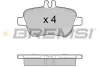 Гальмівні колодки зад. Mercedes Benz C117/W176/W246 BREMSI BP3469 (фото 1)