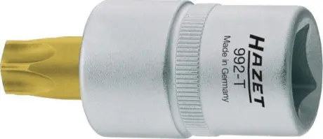 Насадка 1/2 (12,5 мм) TORX, 1 шт, розмір ключа для гнізда E-TORX: T60, довжина 56мм HAZET 992T60