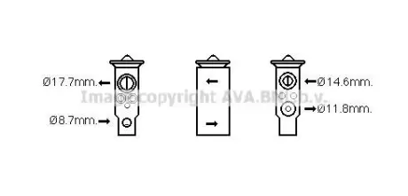 Клапан розширювання AVA DN1380