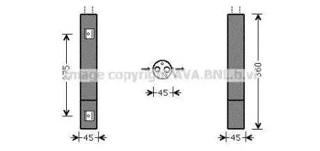 Осушувач кондицiонера AVA MSD665