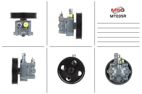 Насос ГУР відновлений Mitsubishi Galant 04-12 Rebuilding MSG MT035R