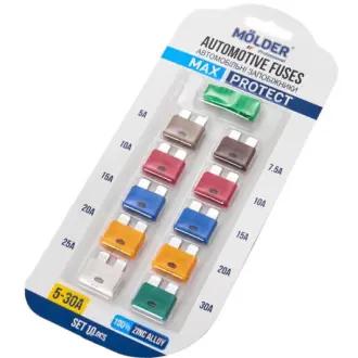 Набор предохранителей с экстрактором Max Protect midi (normal) 10 шт. MOLDER MA22300