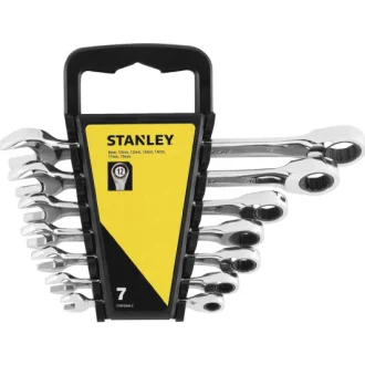 Набор ключей комбинированных трещоточных 8-19 мм 7 шт STANLEY STMT82846-0