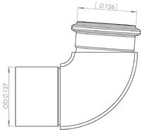 Труба вихлопного газу DINEX 81683