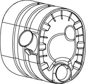 Глушник, випускна система DINEX 80393