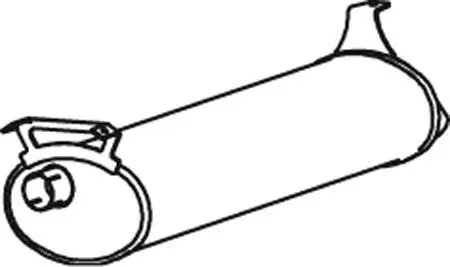 Глушник вихлопних газів (кінцевий) DINEX 66341