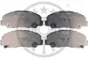 Гальмівні колодки дискові OPTIMAL BP-10201 (фото 1)