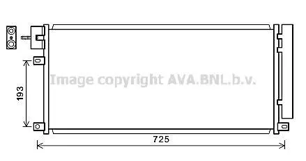 Радіатор кондиціонера OPEL MOKKA (2013) 1.4 ECOTEC AVA OL5634D