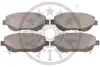 Гальмівні колодки дискові OPTIMAL BP-12551 (фото 2)